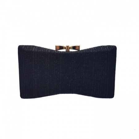 Clutch glitter, Tia accesorii, negru - Img 2