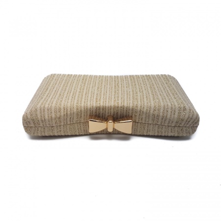 Clutch glitter, Tia accesorii, auriu - Img 2