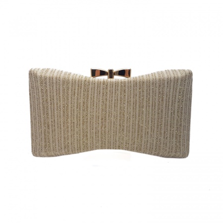 Clutch glitter, Tia accesorii, auriu - Img 3