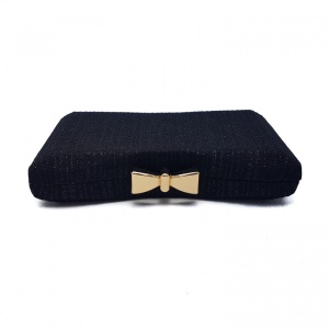 Clutch glitter, Tia accesorii, negru - Img 3