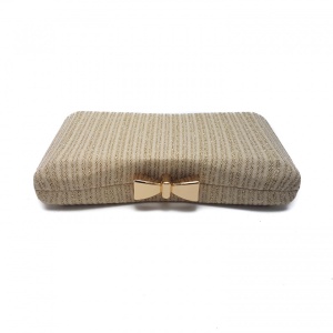 Clutch glitter, Tia accesorii, auriu - Img 2