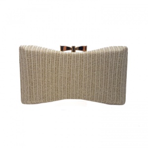 Clutch glitter, Tia accesorii, auriu - Img 3