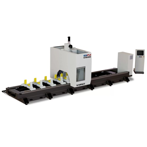 GARNET 6000 - Centru de prelucrare profile 6 m (CNC, 4 axe)