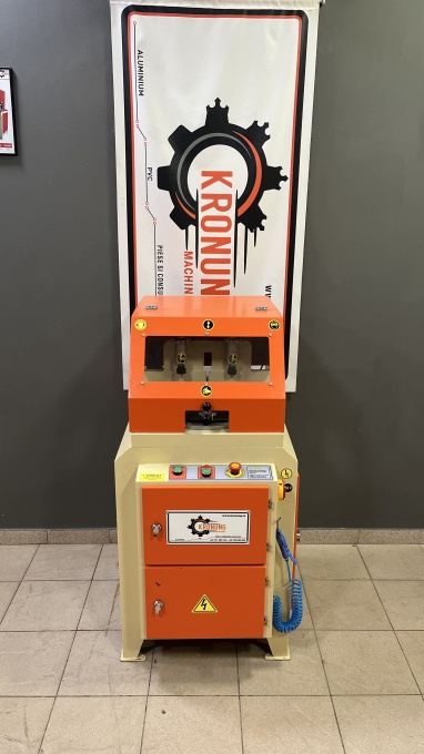 KRG 401 Utilaj automat de debitat profile PVC si Al simplu cap (⌀-disc 400)