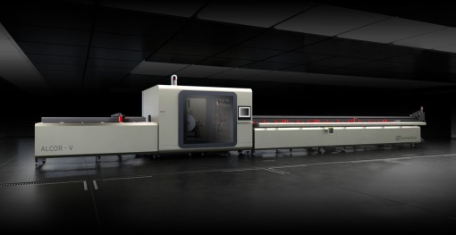 ALCOR V - Centrul de prelucrare și tăiere CNC pentru profile (12 axe servo)