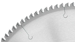 Disc de debitat Aluminiu & PVC 250 x 3.2 x 32 Z=80 - Img 3