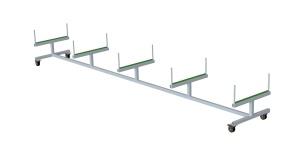 TT 600 Carucior cu suport orizontal pentru profile - Img 1