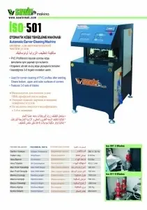 ISO 501 - Utilaj automat de debavurat (3 grupuri de freza)