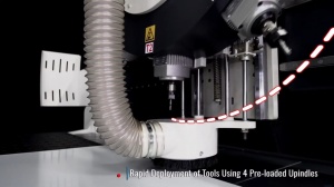 LEPUS II L – Centru CNC 4 axe pentru prelucrarea panourilor compozite - 7m - Img 5