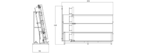 CG-103 - Banc de calare sticlă cu acționare pneumatică - Img 3