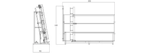 CG-103 - Banc de calare sticlă cu acționare pneumatică - Img 3