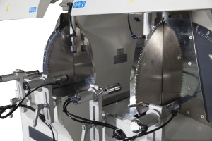 GEMINI V SA - Masina de debitat cu două capete, lamă frontală Ø 550 mm, cu poziționare automată și reglare semi-automată a unghiului - Img 2