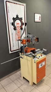KRG 501 Utilaj manual de frezat gauri pentru maner si locasul mec. Inchidere + pantograf + canale drenaj apa - Img 2