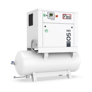 Compresor aer Fini OS 7.5-10-500, 500 l, 7.5 kW, 10 bar, 650 l/min aer refulat