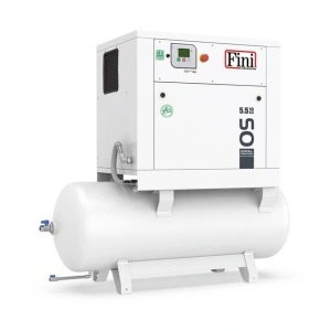 Compresor aer Fini OS 7.5-10-500, 500 l, 7.5 kW, 10 bar, 650 l/min aer refulat