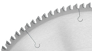 Disc de debitat Aluminiu & PVC 400 x 4.0 x 30 Z=96 - Img 3