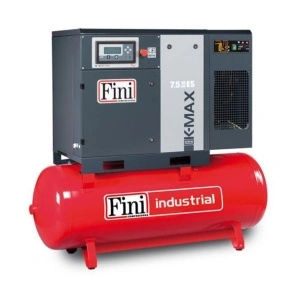 Compresor cu surub Fini K-MAX 7.5-10-500 ES, 500 l, 7.5 kW, 10 bar, 1050 l/min, cu uscator
