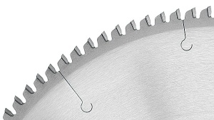 Disc de debitat Aluminiu & PVC 380 x 3.6 x 32 Z=110 - Img 3