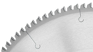 Disc de debitat Aluminiu & PVC 550 x 4.4 x 32 Z=160 - Img 3