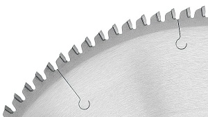 Disc de debitat Aluminiu & PVC 350 x 3.6 x 32 Z=108 - Img 3