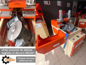 KRG 301 Utilaj automat de debitat profil bagheta (4 discuri) - Img 1