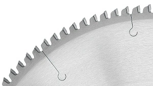Disc de debitat Aluminiu & PVC 350 x 2.4 x 32 Z=96 - Img 3