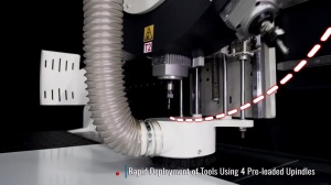 LEPUS II – Centru CNC 4 axe pentru prelucrarea panourilor compozite - Img 5