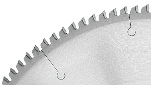 Disc de debitat Aluminiu & PVC 300 x 3.2 x 32 Z=96 - Img 3