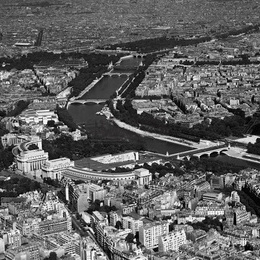 Poster "Vedere aeriana asupra Parisului"