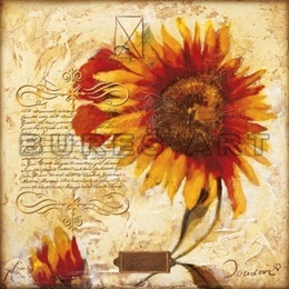 Poster Colaj cu floarea soarelui I