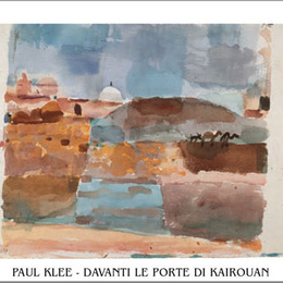 Poster de arta Klee "In fata portii din Kairouan"