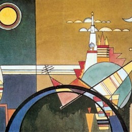 Poster Kandinsky La grande torre di Kiev , 60x80 cm