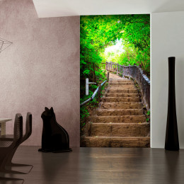 Fototapet pentru ușă - Photo wallpaper – Stairs from nature I