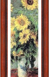 Poster Monet "Floarea soarelui" fragment -inramata