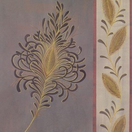 Poster decorativ cu foita aurie Opulent II
