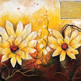 Poster floral Extaz , 100x50 cm