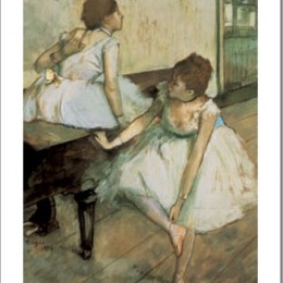 Poster Degas Dansatoare in pauza