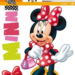 Sticker de perete ''Minnie la moda''