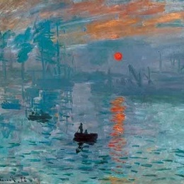 Poster Monet "Rasarit de soare"