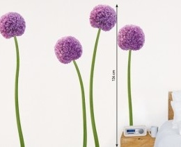 Sticker de perete floral "Allium"