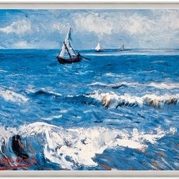 Tablou Van Gogh Peisaj marin inramat