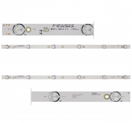LED Bar 32" 6LED 2BUC 6V MS-L1343