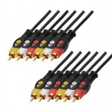 6 RCA - 6 RCA Sistem 5.1 / 1,5m
