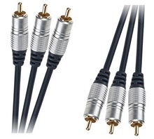 Cablu 3 RCA - 3 RCA 1.5M Gold