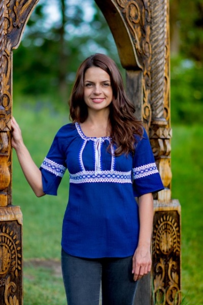 Bluza ie albastra BL150 - Img 6