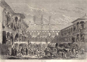 Bucuresti, 1861, Hanul Manuc, poster 595 x 420 mm