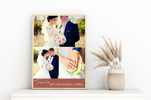 Tablou personalizat - familia - cel mai prețios cadou