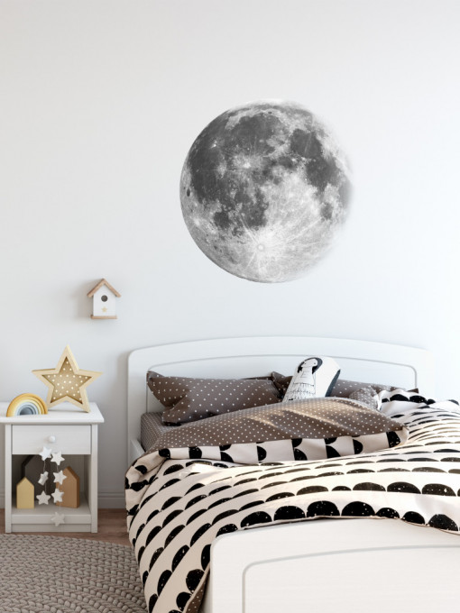 Moon- sticker decorativ