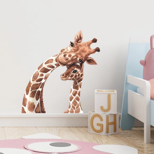 Sticker perete copii - Girafele simpatice
