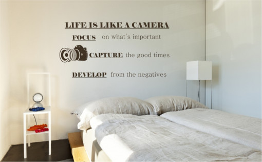 Life is like a camera